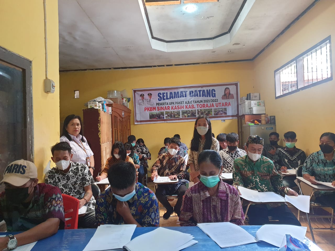 Ruang Kelas Paket B PKBM Sinar Kasih — kesetaraan SMP